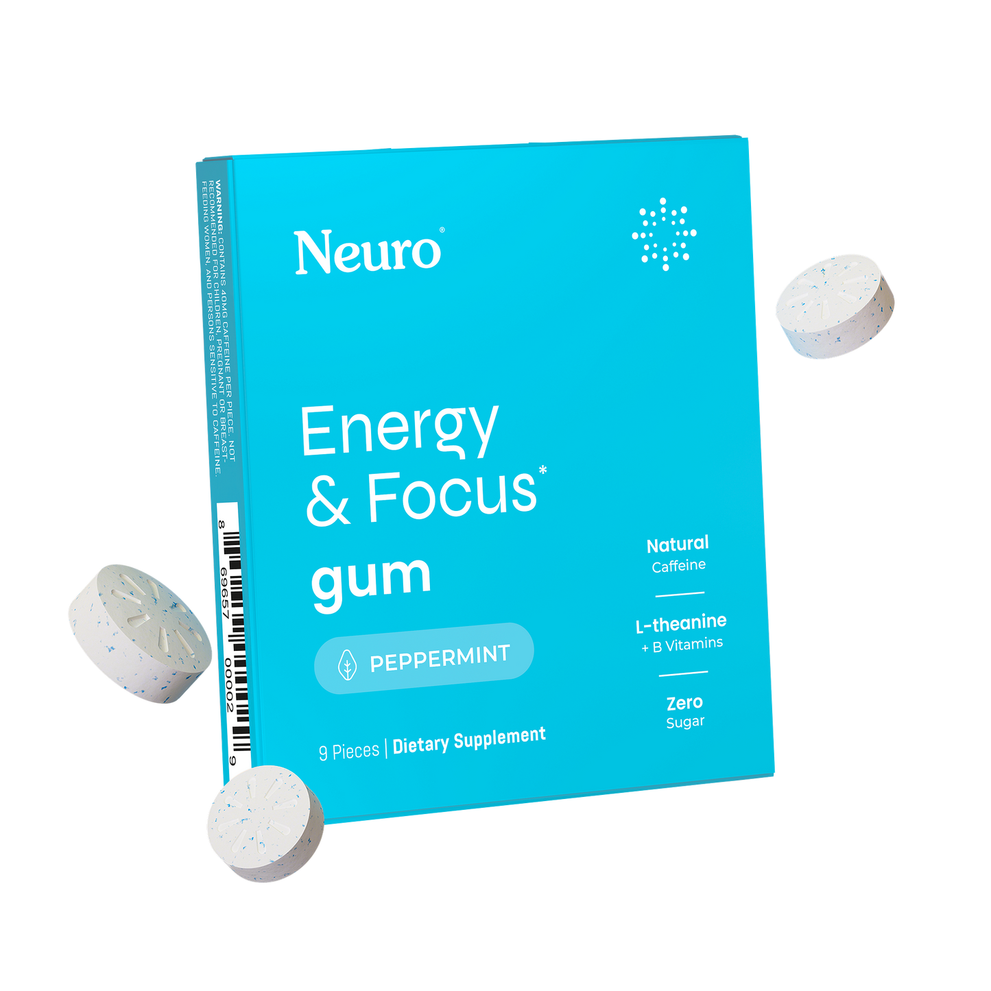 Neuro Energy And Focus Gum 6ct (10/pack)