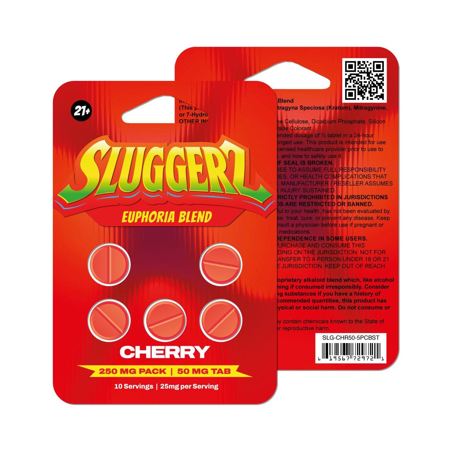 Sluggerz Alkaloid Tablet 50mg 5ct (10/pack) [DROPSHIP]