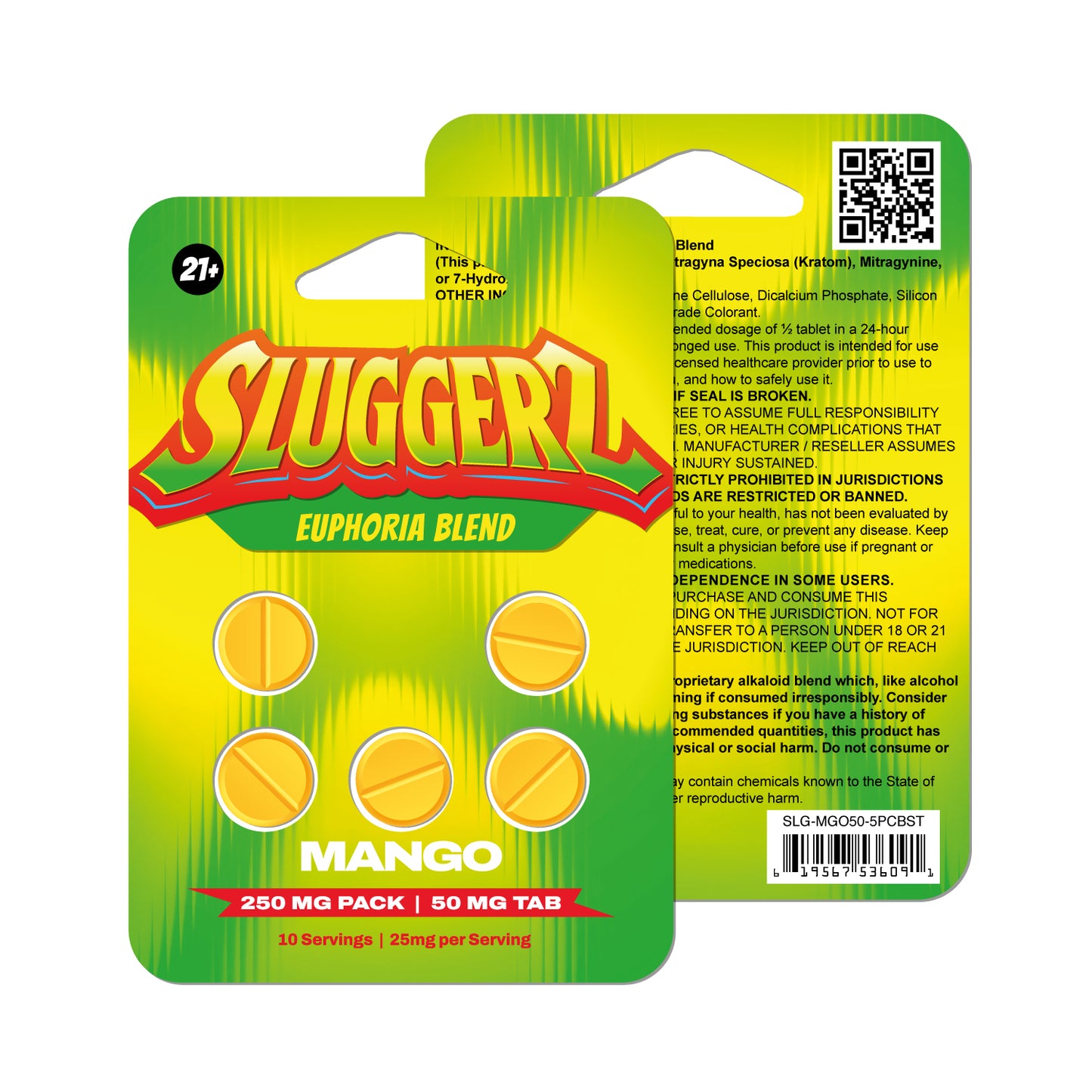 Sluggerz Alkaloid Tablet 50mg 5ct (10/pack) [DROPSHIP]