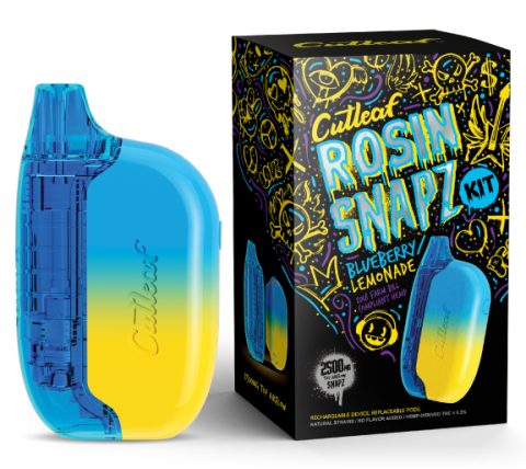 Cutleaf Rosin Snapz Pod Kit 2500mg (SINGLE)