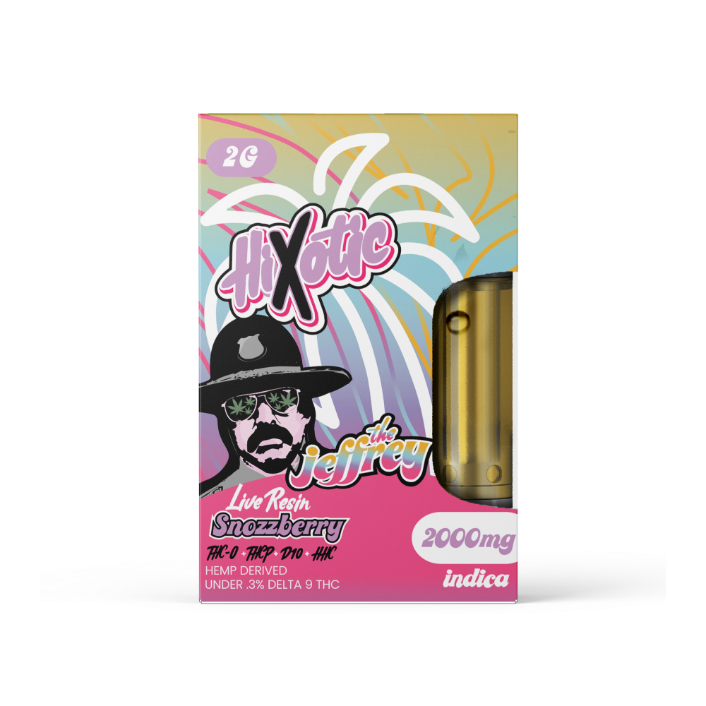 Hixotic The Jeffrey Live Resin Cartridge 2g (10/Pack) [DROPSHIP]