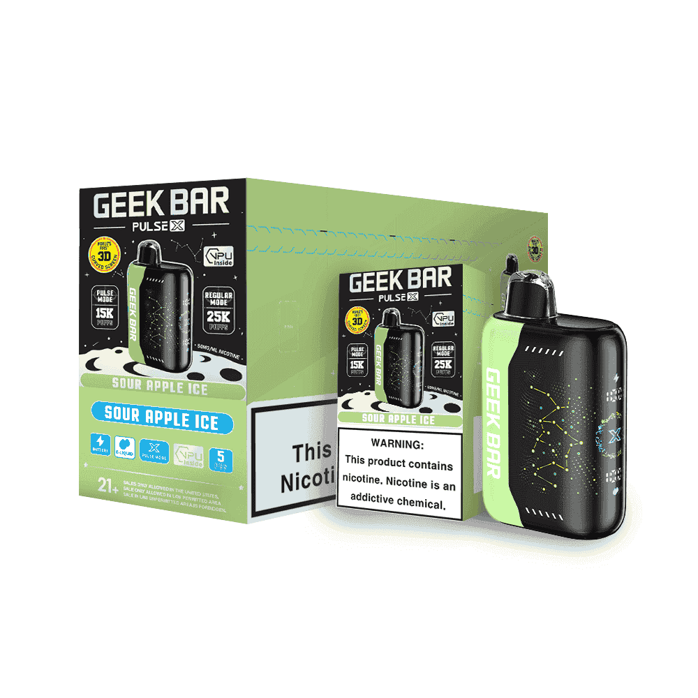 Geek Bar Pulse X 25K Disposable 18mL (5/pack) LA Vapor Inc Geek Bar Pulse X 25K Disposable 18mL (5/pack) LA Vapor Inc