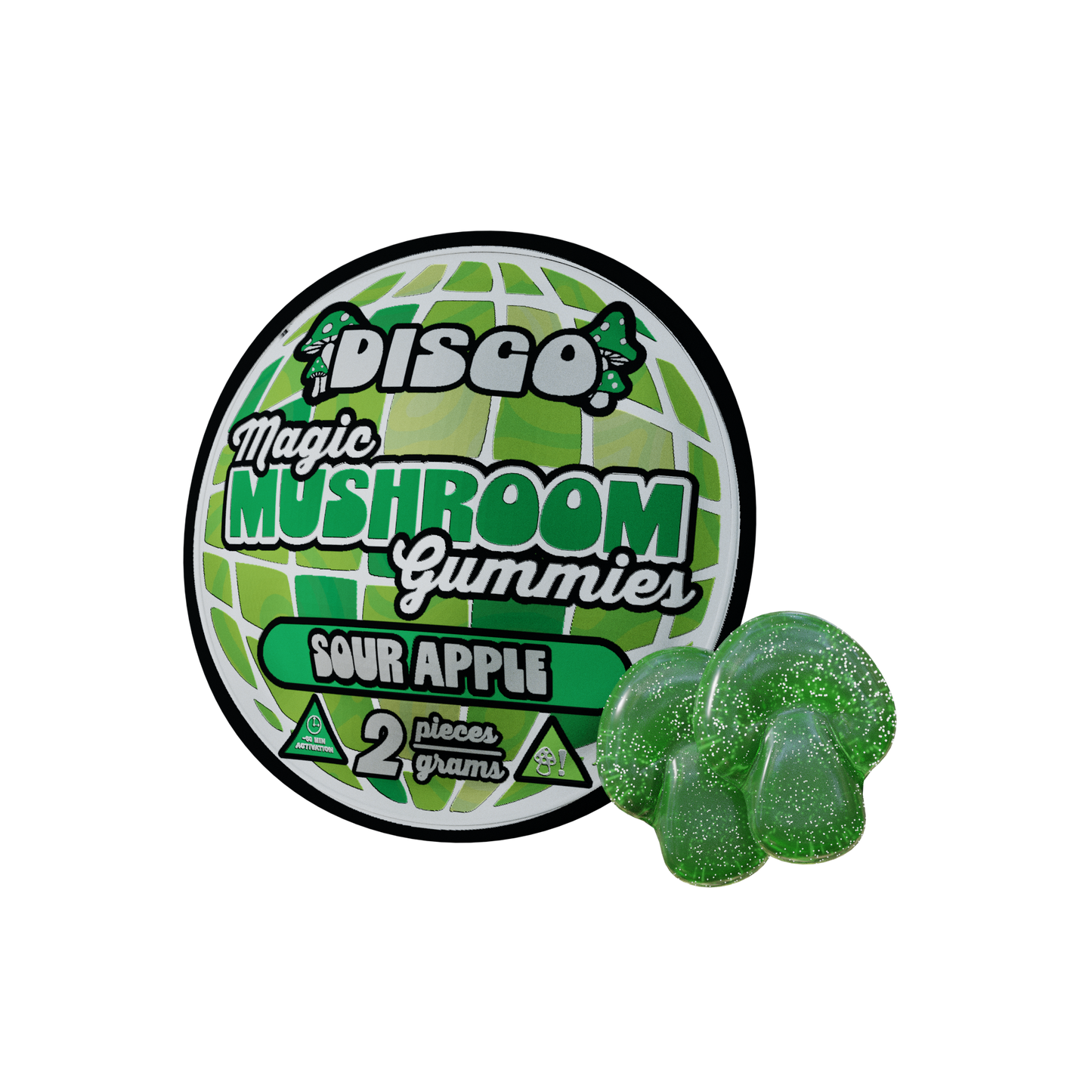 Disco By Chapo Extrax Magic Mushroom Gummies 8g 2ct (20/Pack) [DROPSHIP]