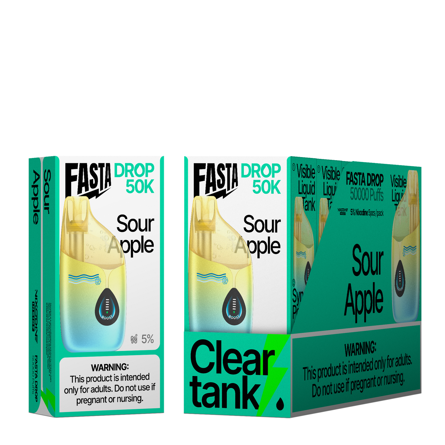 Fasta Drop 50K Disposable 25mL (5/pack)