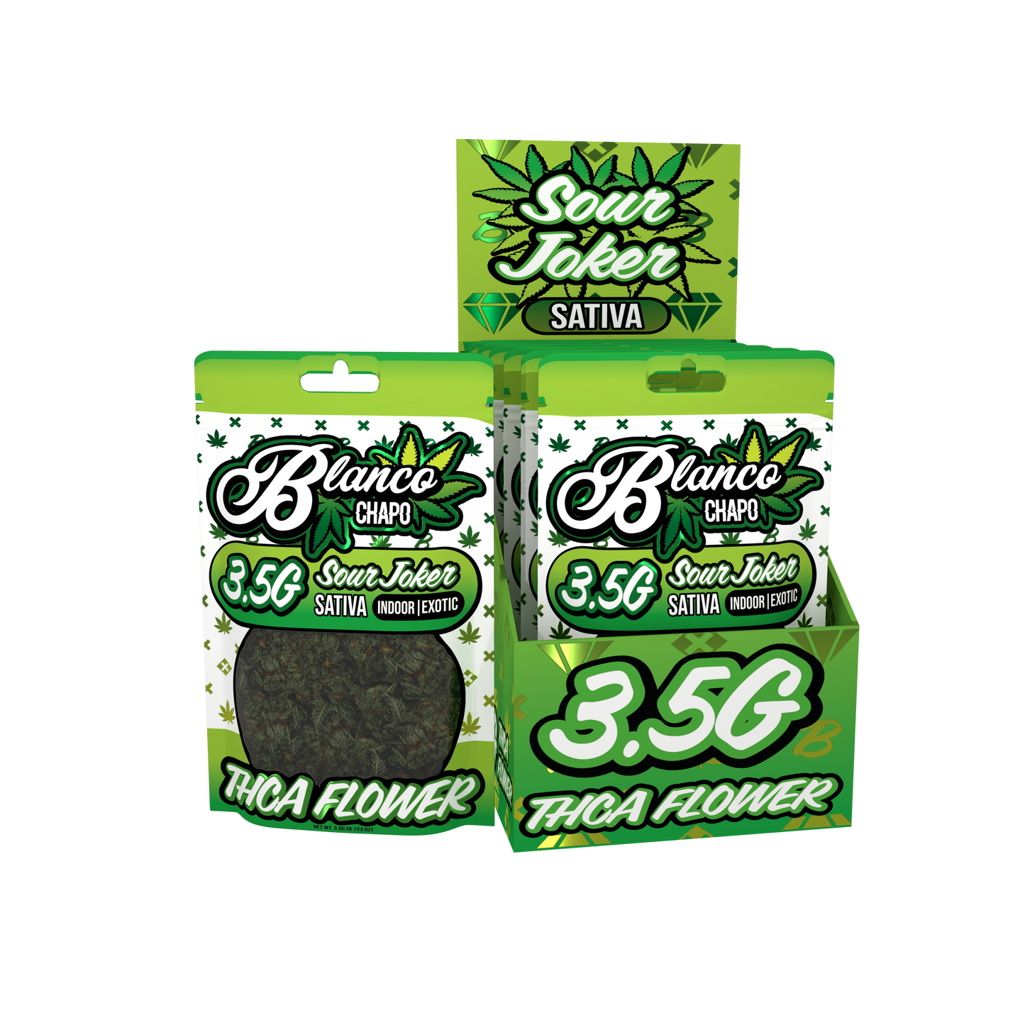 Chapo Blanco THC-A Flower 3.5g (6/pack) [DROPSHIP]