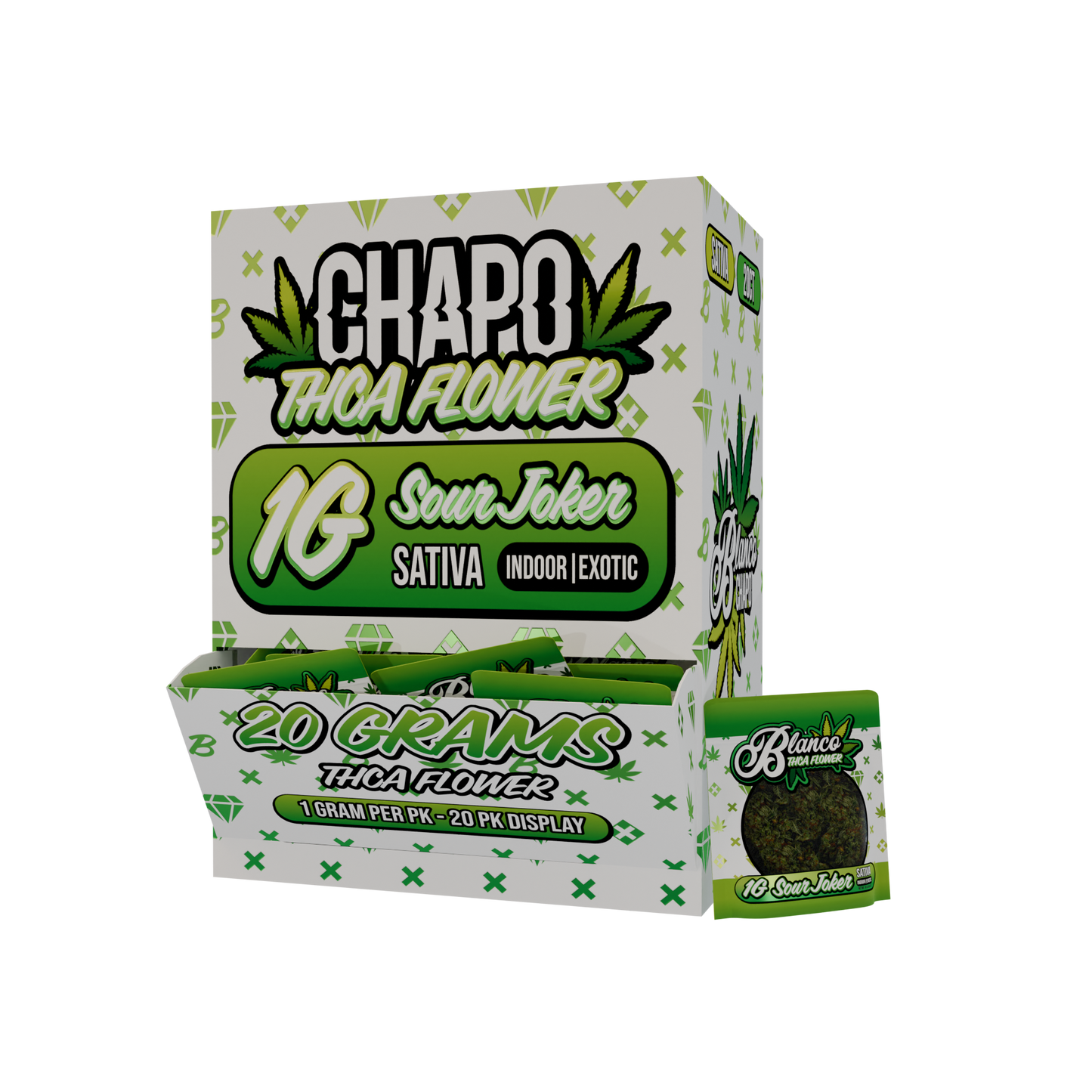 Chapo THCA Indoor Exotic Flower 1g (20/pack) [DROPSHIP]