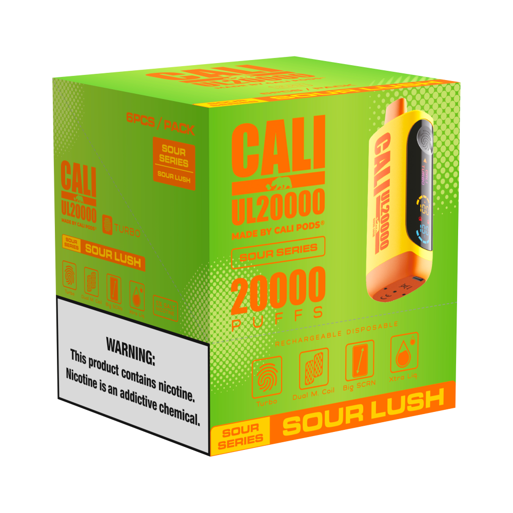 Cali UL20000 Sour Series Disposable 20mL (6/pack) [DROPSHIP]