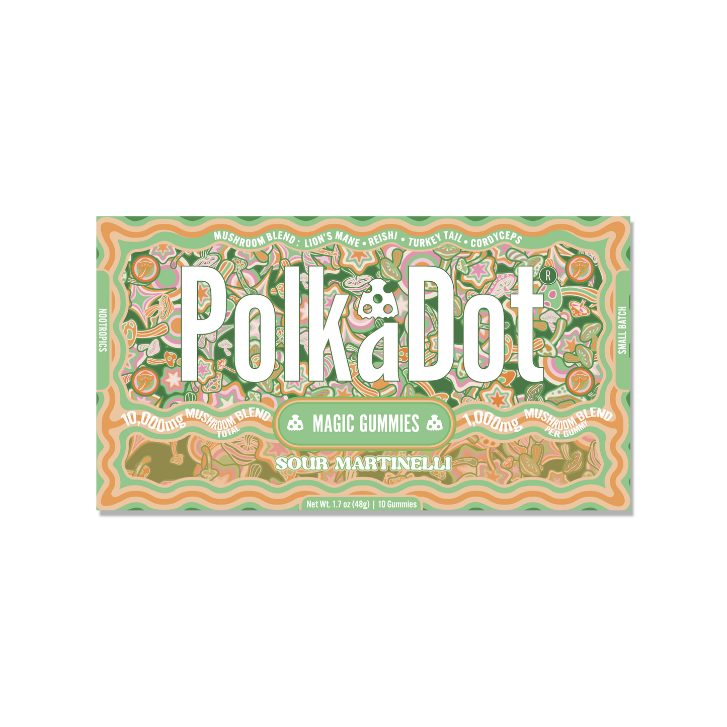 Polkadot Mushroom Magic Gummies 10000mg (10/pack)