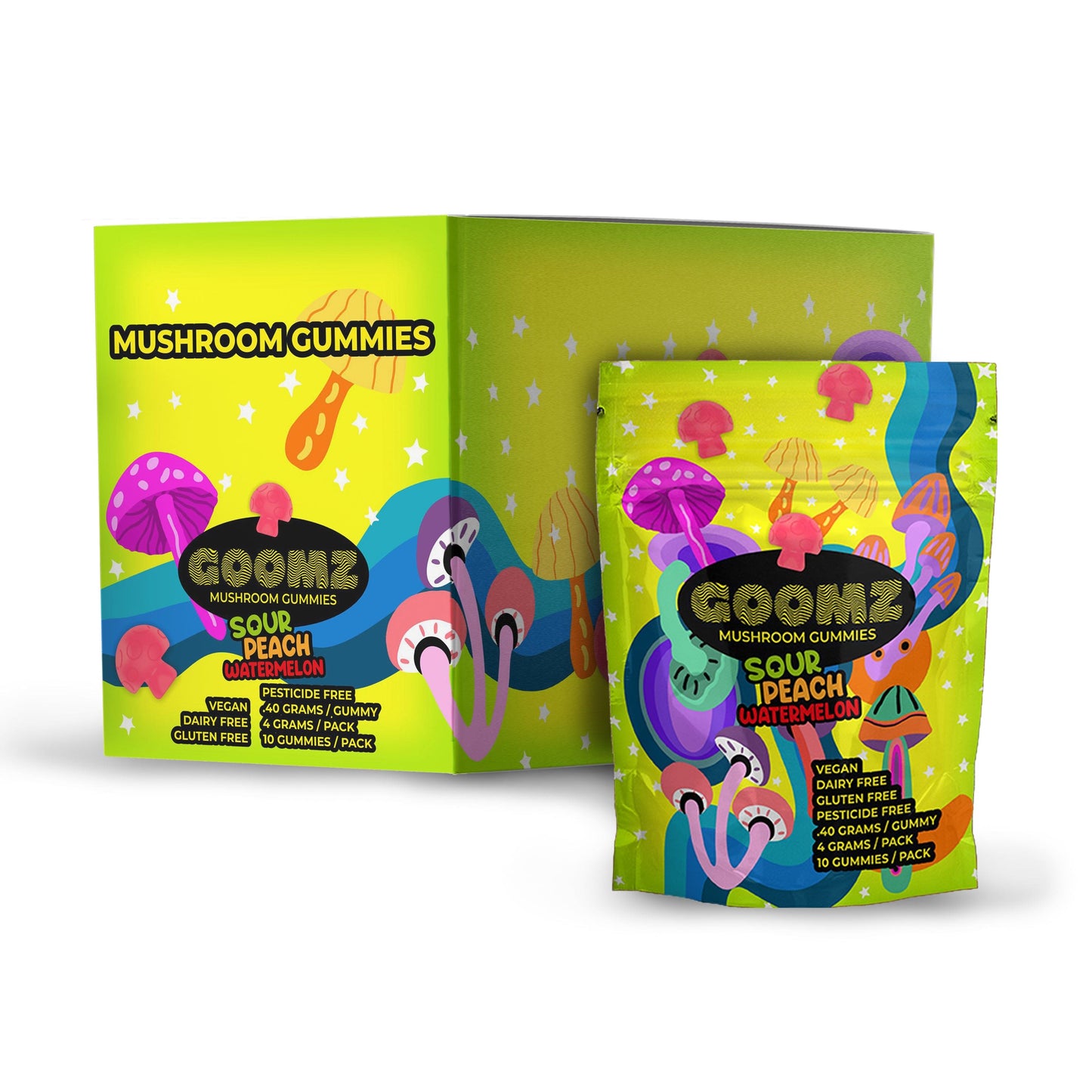 Goomz Mushroom Gummies 4000mg (10/Pack) [DROPSHIP]