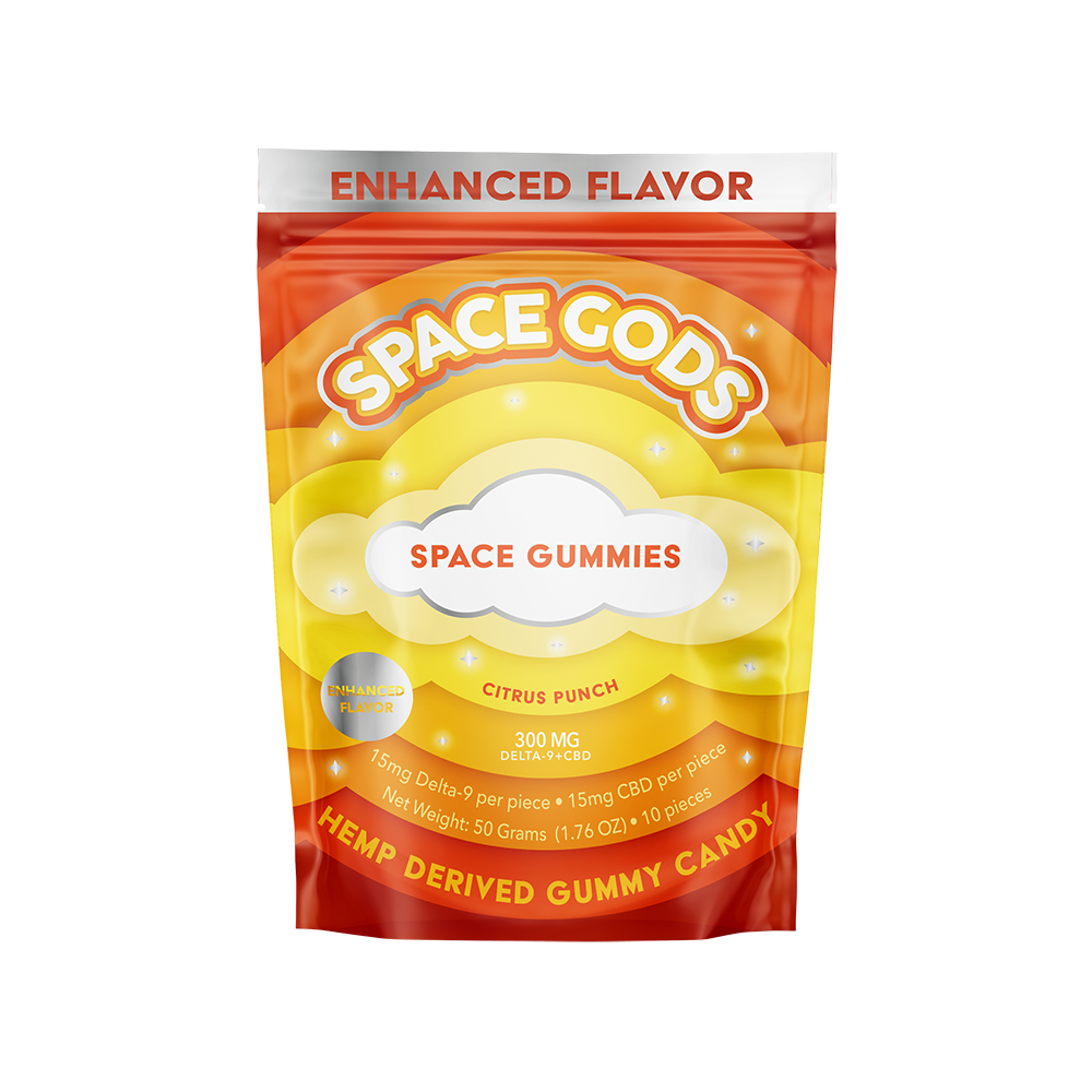 Space Gods D9 Space Gummies 15mg 10ct (10/pack) [TX Compliant]