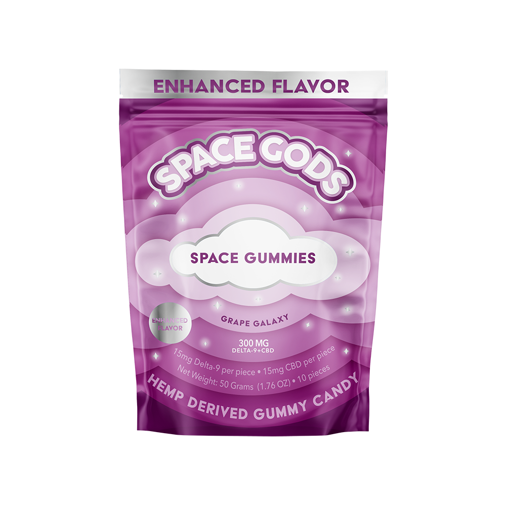 Space Gods D9 Space Gummies 15mg 10ct (10/pack) [TX Compliant]