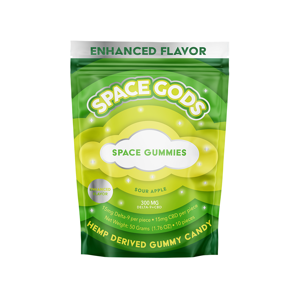 Space Gods D9 Space Gummies 15mg 10ct (10/pack) [TX Compliant]