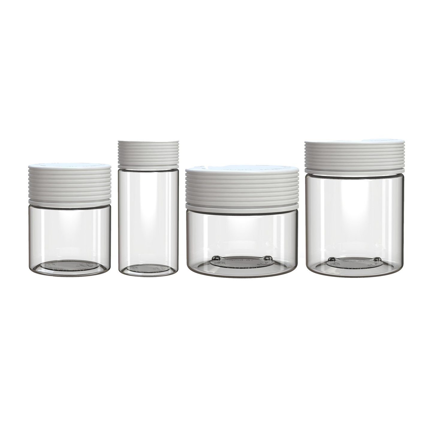 Chubby Gorilla Spiral Jar White