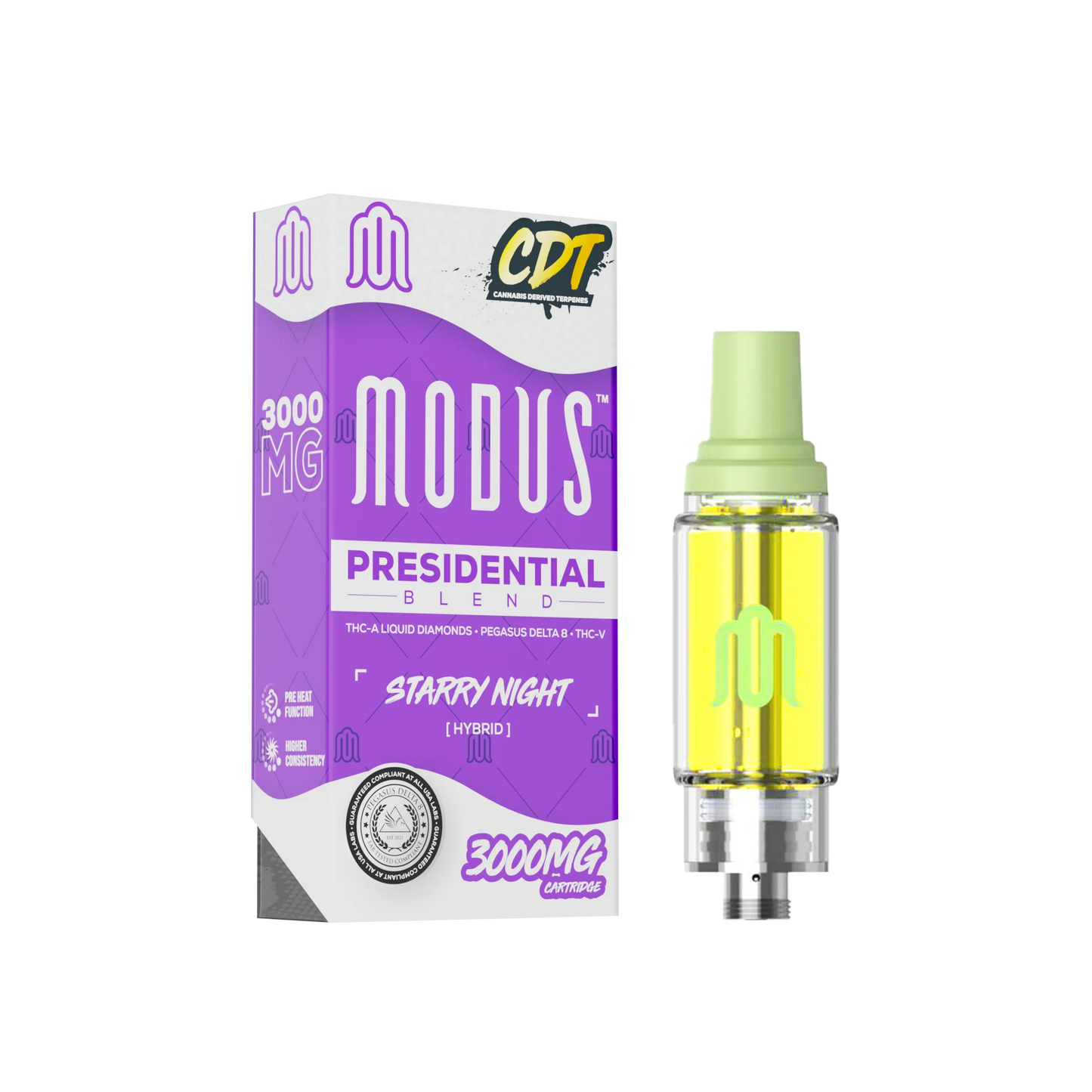 Modus Presidential Blend Liquid Diamonds Cartridge 3g (SINGLE) [DROPSHIP]
