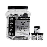 Sticky Green THC-A Flower Jar 1g (SINGLE)