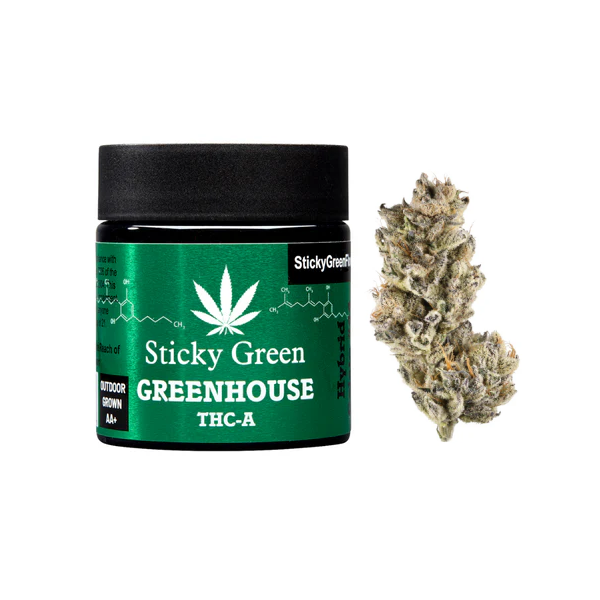 Sticky Green THC-A Flower Jar 3.5g (SINGLE)