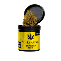 Sticky Green THC-A Flower Jar 1g (SINGLE)
