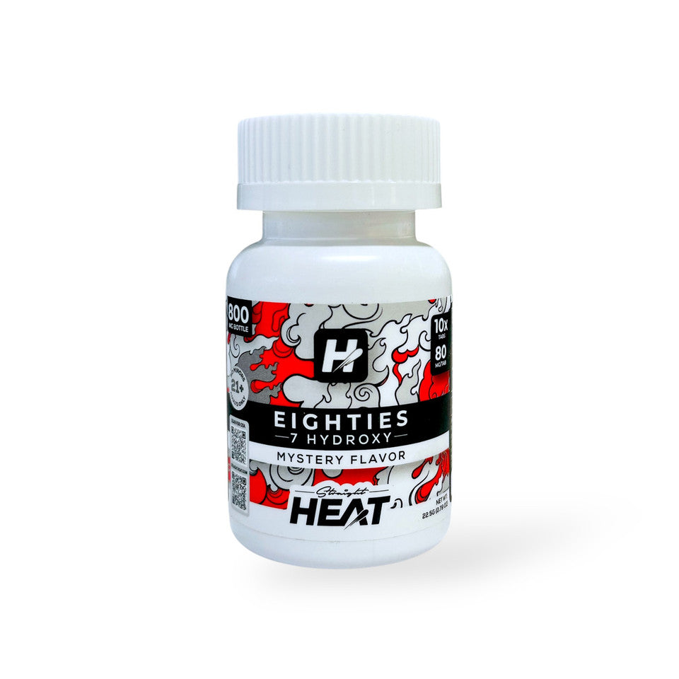 Straight Heat 7Hydroxy Eighties Tabs Bottle 80mg 10ct (SINGLE)