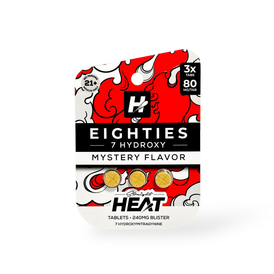 Straight Heat 7Hydroxy Eighties Tabs 80mg 3ct (SINGLE)
