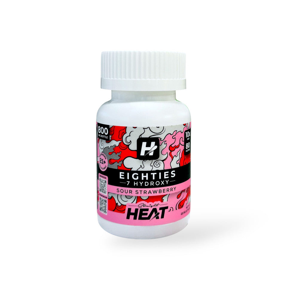 Straight Heat 7Hydroxy Eighties Tabs Bottle 80mg 10ct (SINGLE)