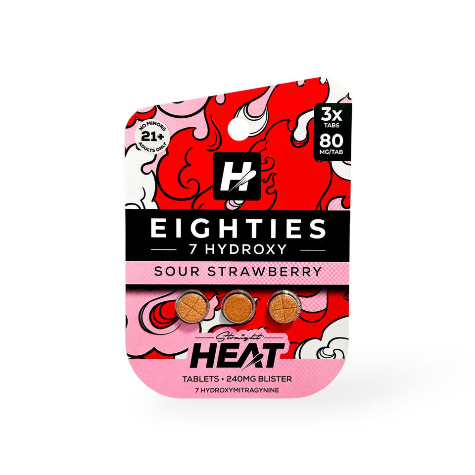 Straight Heat 7Hydroxy Eighties Tabs 80mg 3ct (SINGLE)