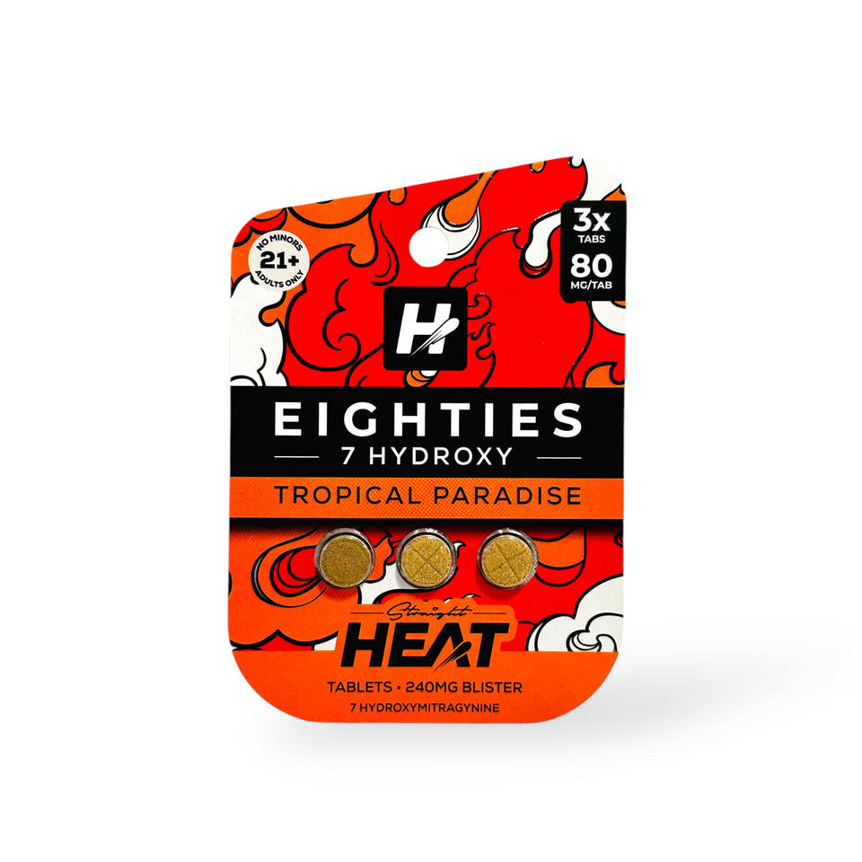 Straight Heat 7Hydroxy Eighties Tabs 80mg 3ct (SINGLE)