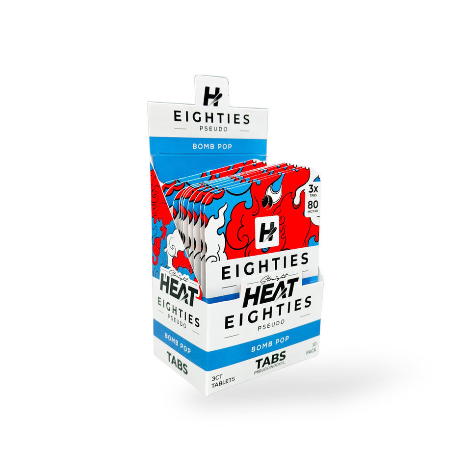 Straight Heat Pseudo Eighties Tabs 80mg 3ct (SINGLE)