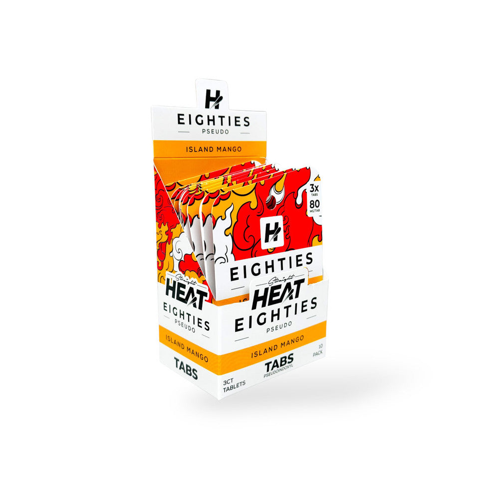 Straight Heat Pseudo Eighties Tabs 80mg 3ct (SINGLE)