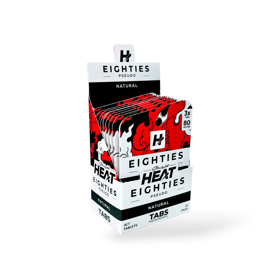Straight Heat Pseudo Eighties Tabs 80mg 3ct (SINGLE)