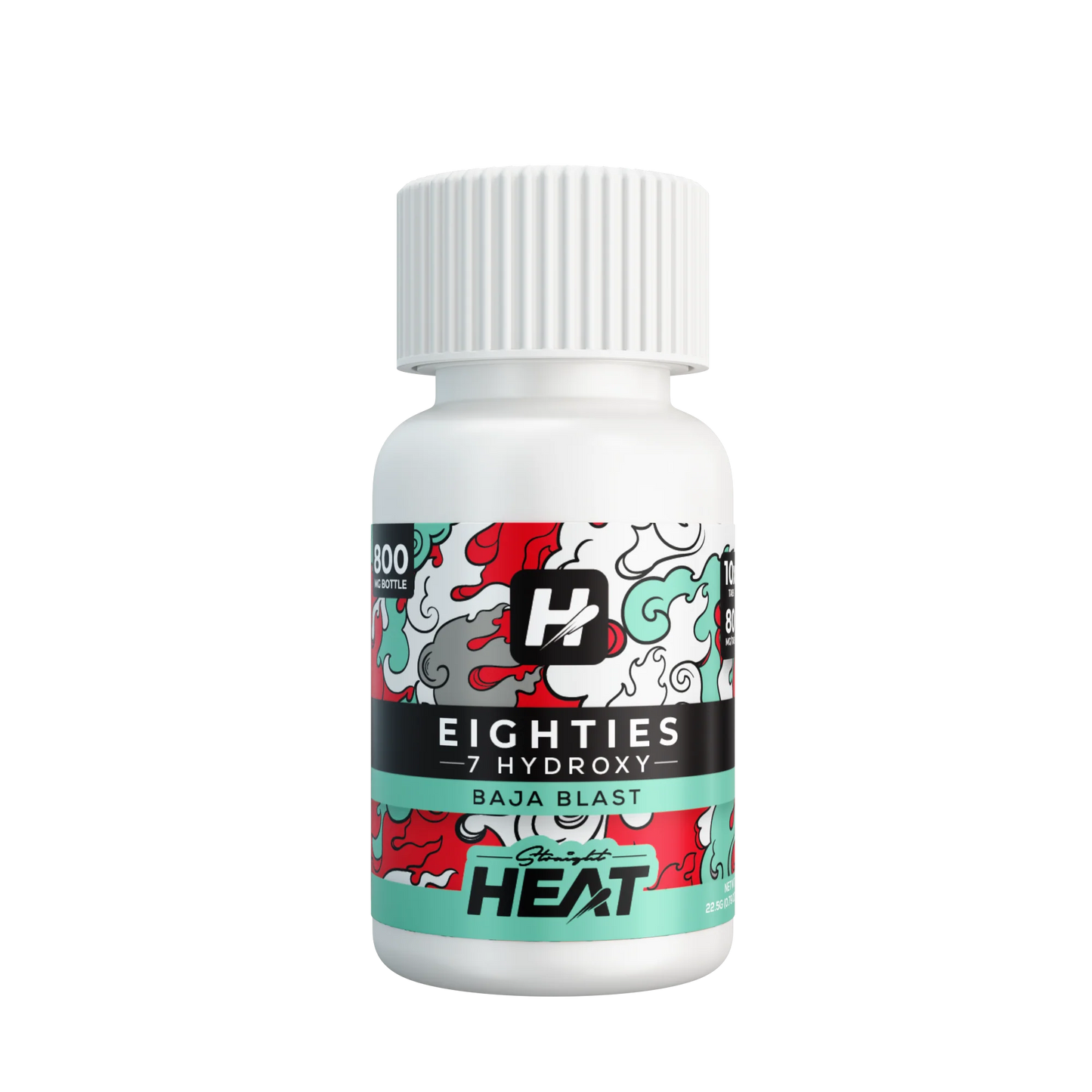 Straight Heat 7Hydroxy Eighties Tabs Bottle 80mg 10ct (SINGLE)