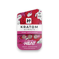 Straight Heat Kratom Extract Tabs 200mg 3ct (SINGLE)