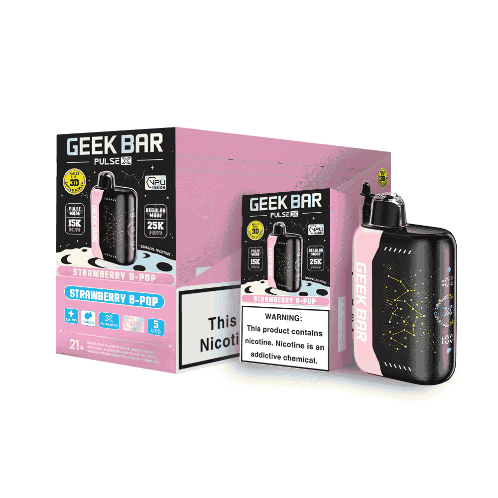 Geek Bar Pulse X 25K Disposable 18mL (5/pack) LA Vapor Inc Geek Bar Pulse X 25K Disposable 18mL (5/pack) LA Vapor Inc