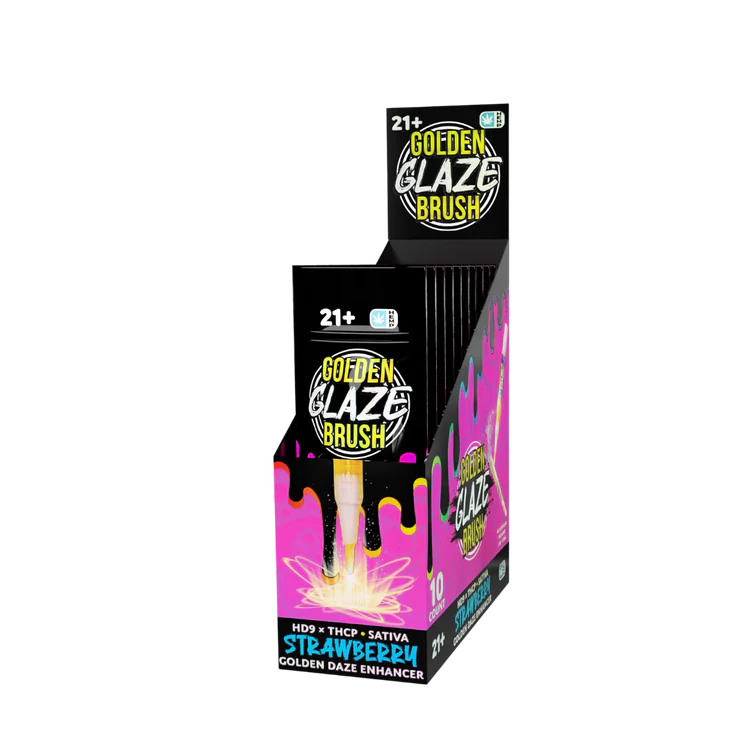 Golden Daze Enchancer Glaze THC-P Brush 1.5mL (10/pack) [DROPSHIP]