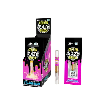 Golden Daze Enchancer Glaze THC-P Brush 1.5mL (10/pack) [DROPSHIP]