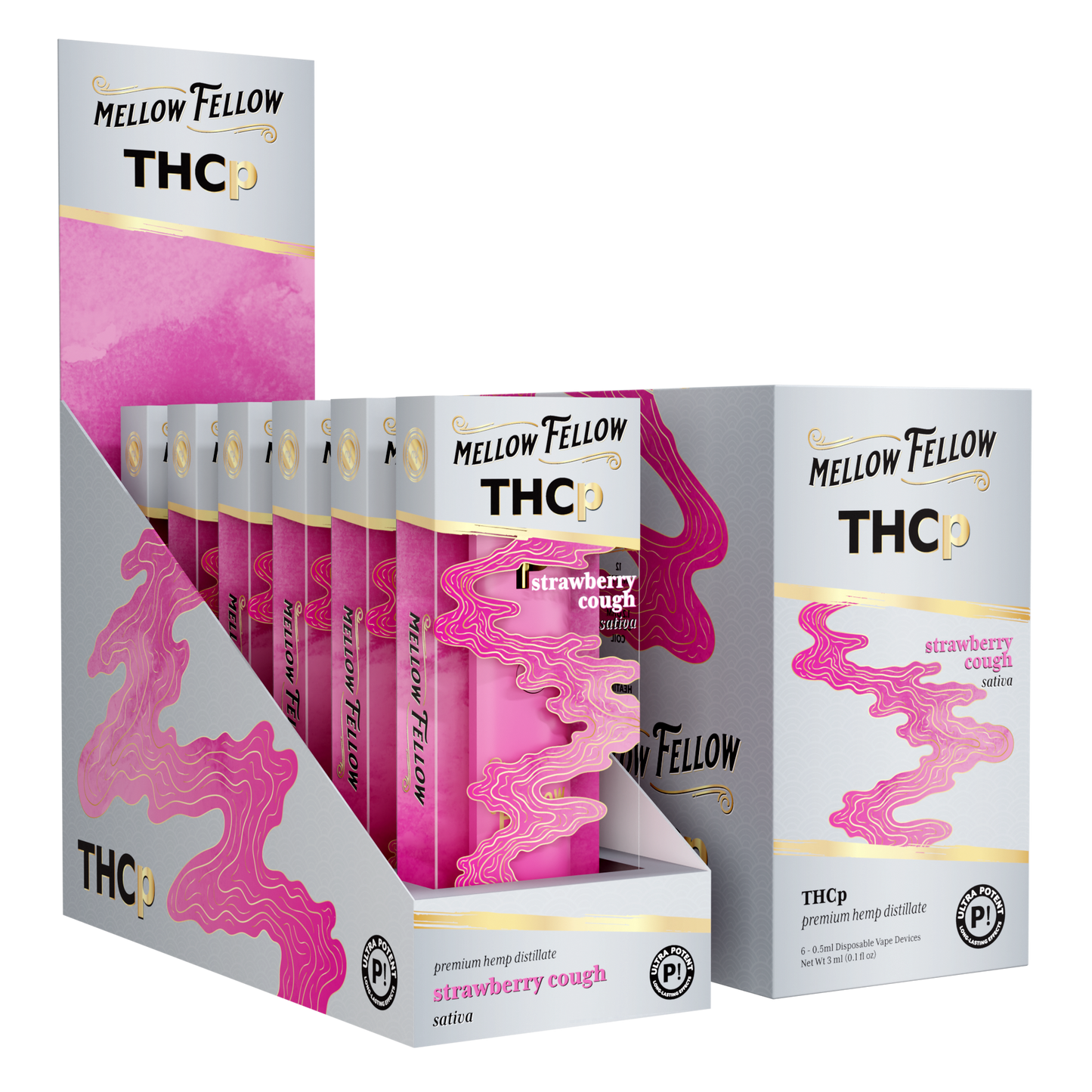 Mellow Fellow THC-P Disposable 0.5g (6/pack) [DROPSHIP]