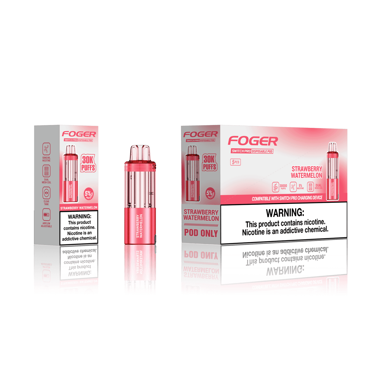 Foger Switch Pro Disposable Pod 19mL (5/pack) [CA]