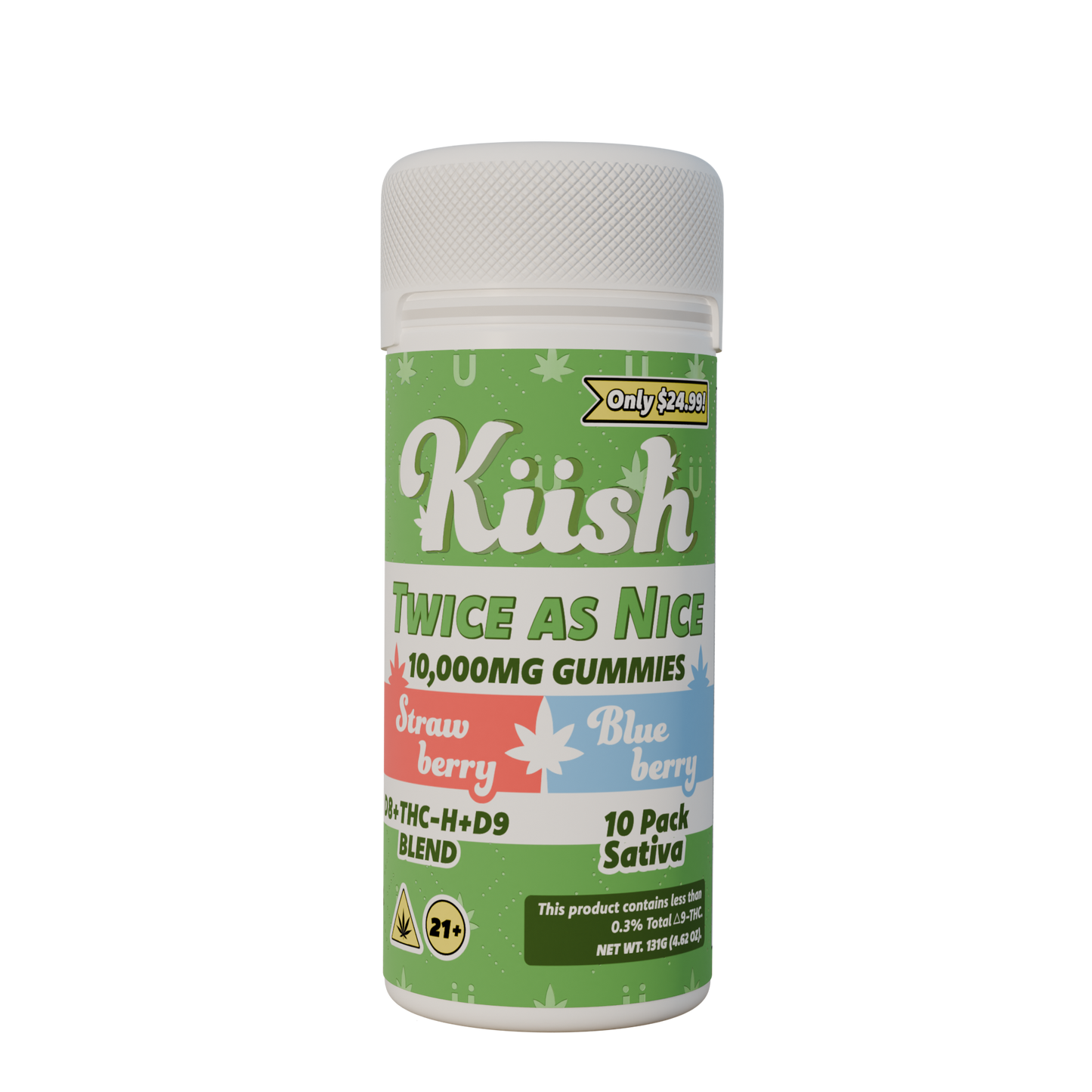 Chapo Kush Twice As Nice Gummies 10,000mg 10ct (6/pack) [DROPSHIP]