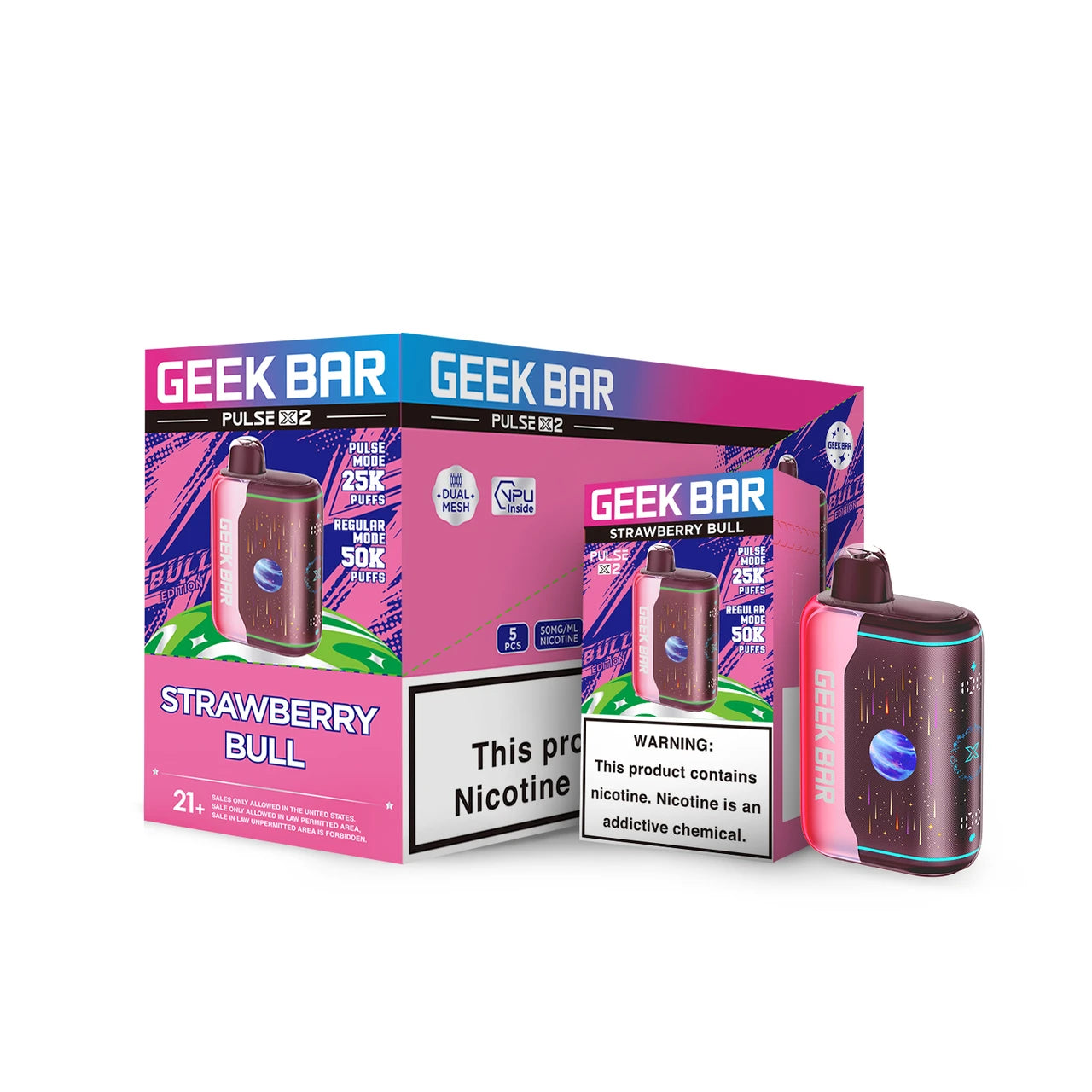Geek Bar Pulse X2 50K Disposable 18mL (5/pack)