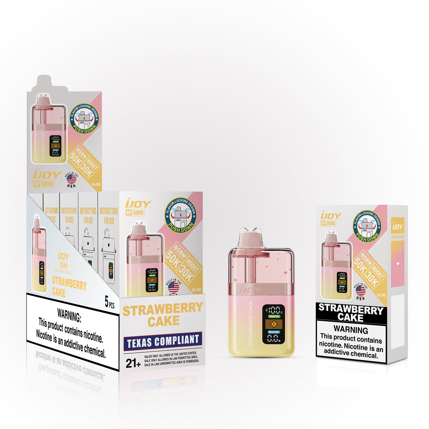 iJoy XP50K Disposable 20mL (5/pack) [Built in USA]