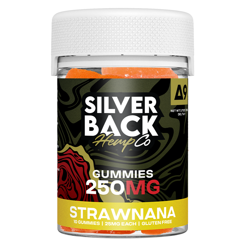 Silverback Hemp Co D9 Gummies 250mg 10ct (SINGLE) [DROPSHIP]