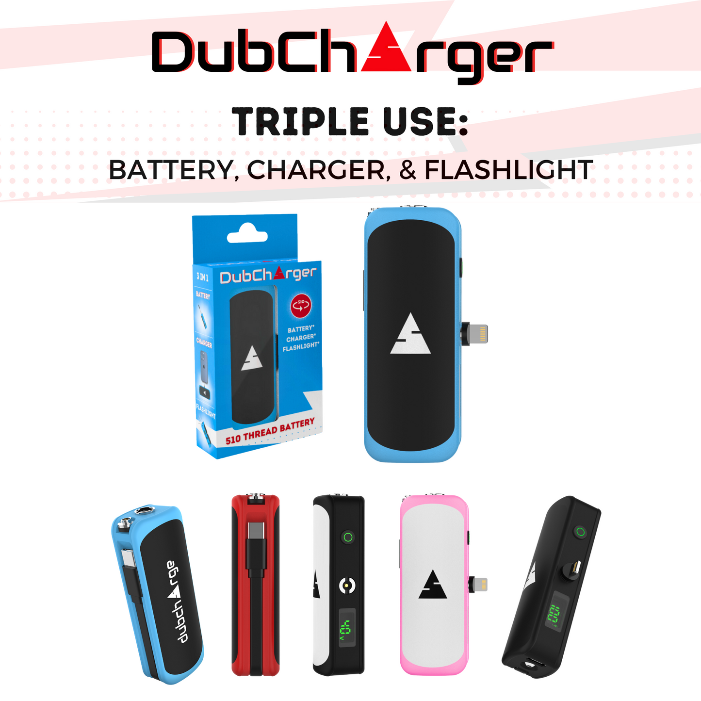 DubCharge Dubcharger Charge Flashlight Battery (SINGLE) [DROPSHIP]
