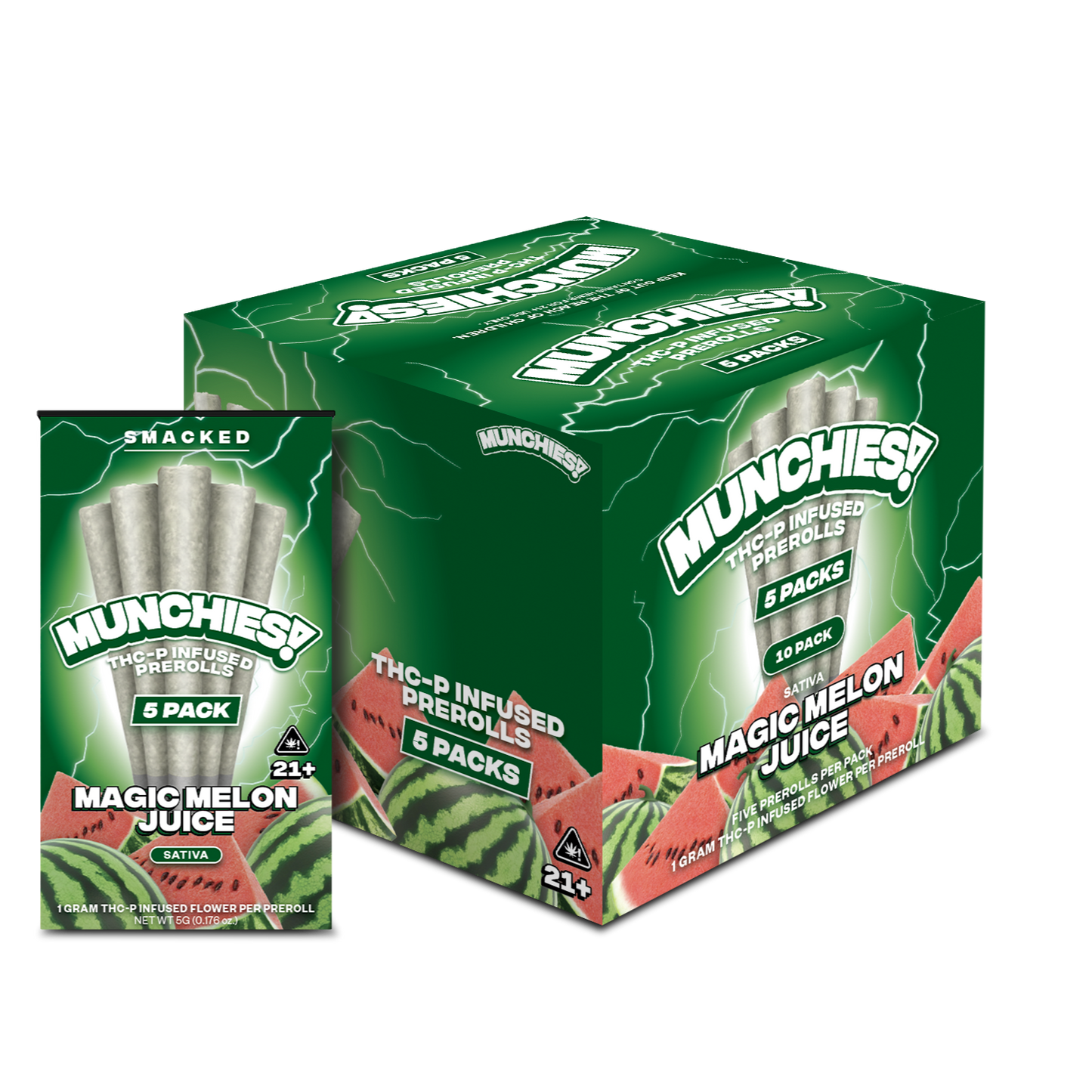 Munchies Preroll THCP 5ct (10/pack) [DROPSHIP]