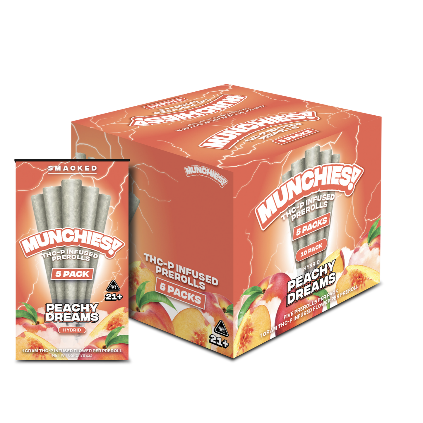 Munchies Preroll THCP 5ct (10/pack) [DROPSHIP]
