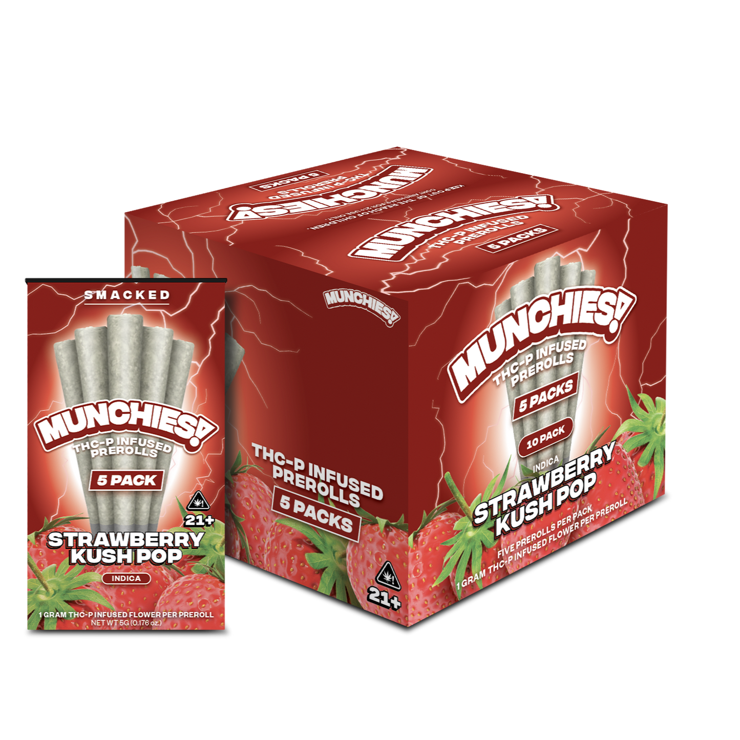 Munchies Preroll THCP 5ct (10/pack) [DROPSHIP]