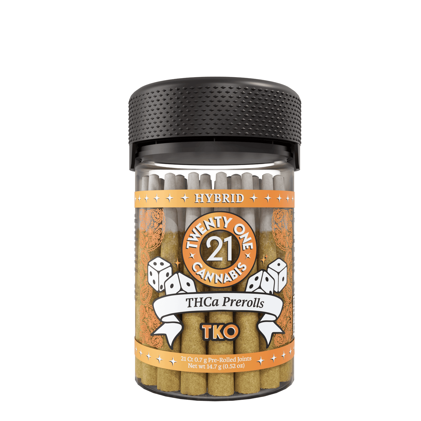 Twenty One THC-A Pre-Rolls 21ct 0.7g [DROPSHIP]