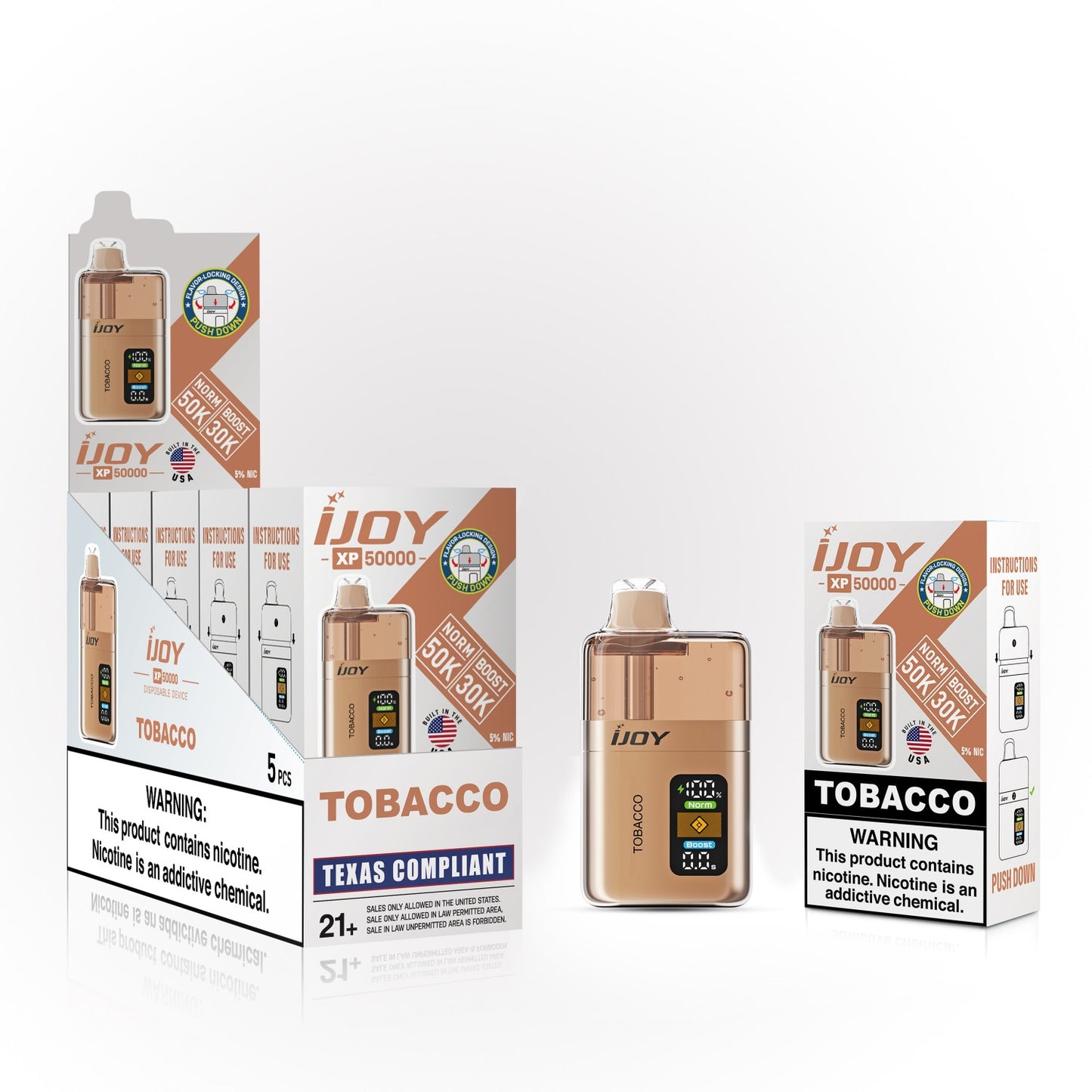 iJoy XP50K Disposable 20mL (5/pack) [Built in USA]
