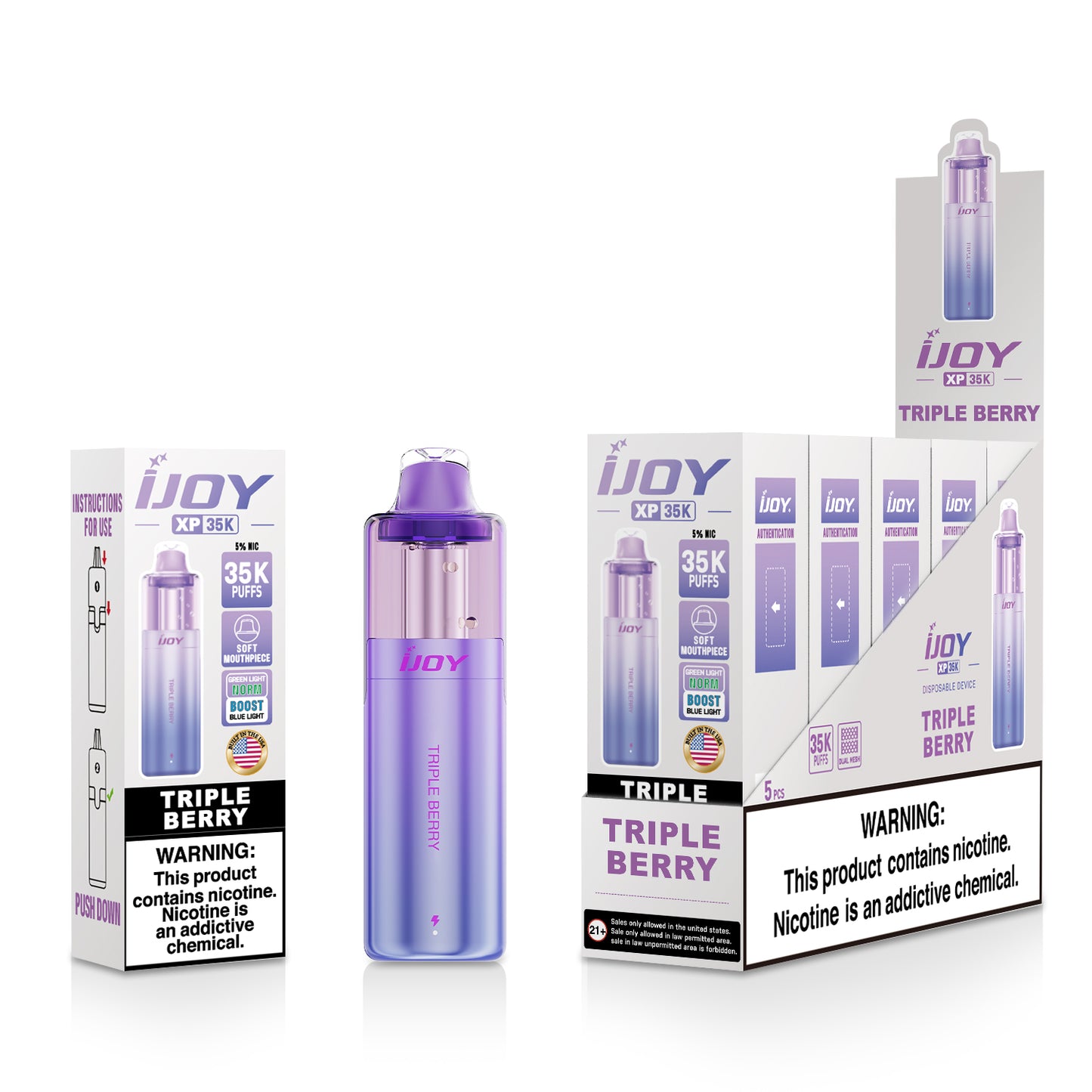 iJoy XP35K Disposable 18mL (5/pack) [TX Compliant]