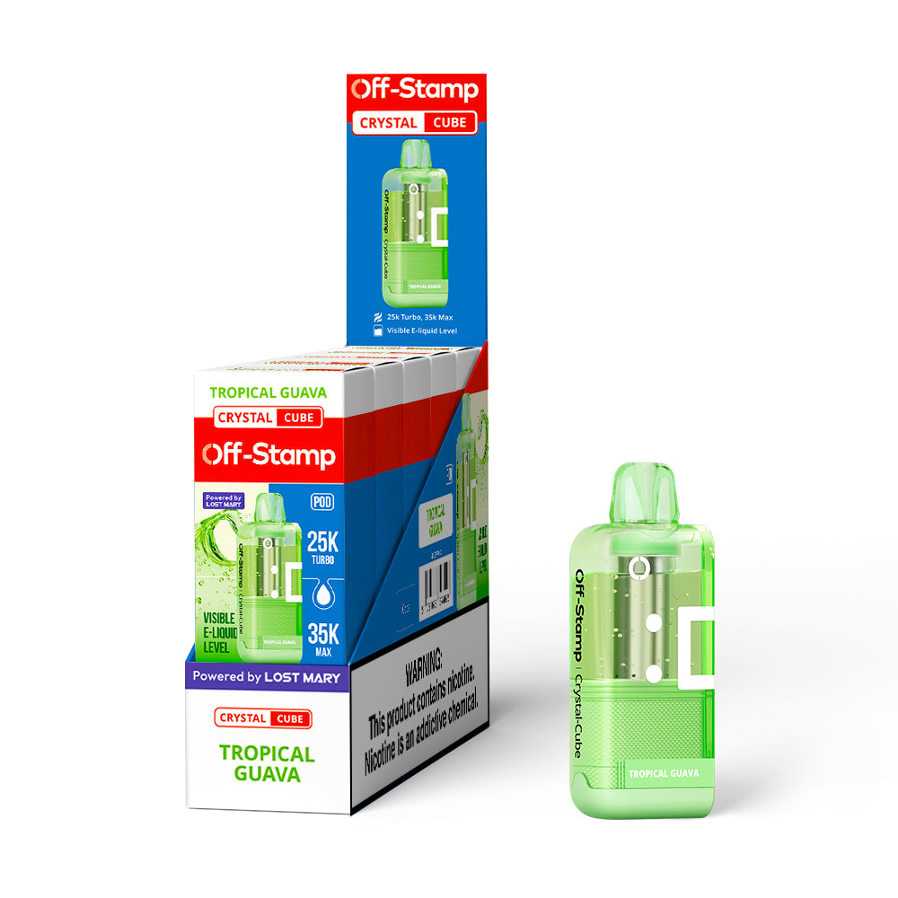 Off Stamp X Cube Crystal 35K Pod Disposable 18mL (5/pack)