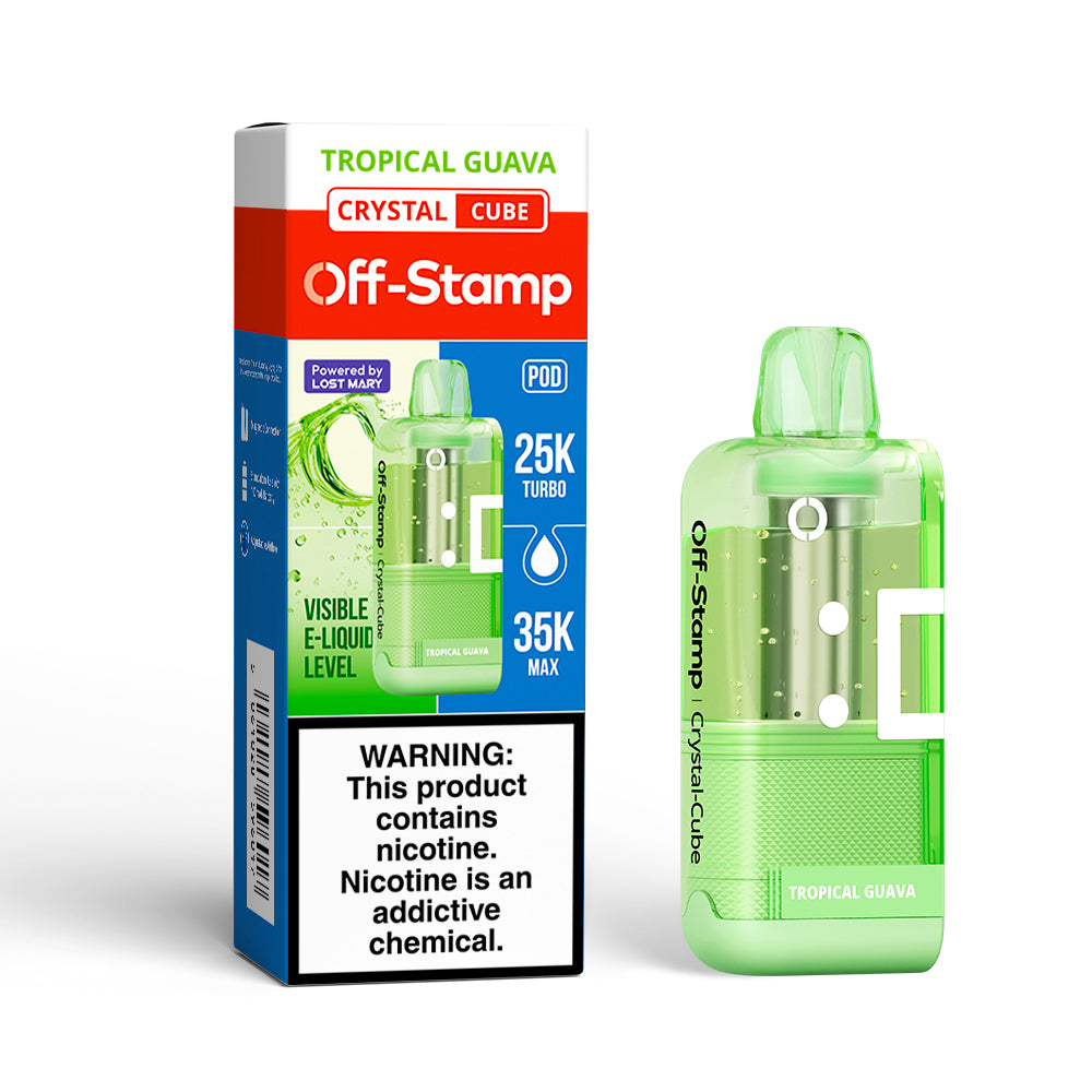 Off Stamp X Cube Crystal 35K Pod Disposable 18mL (5/pack)