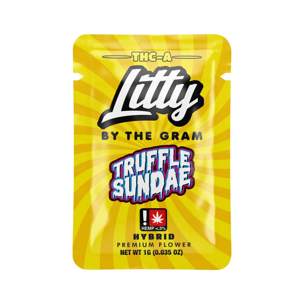 Litty THC-A Flower Bag 1g (50/Pack) [DROPSHIP]